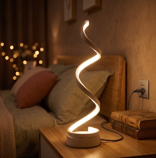 Spiral LED Table Lamp