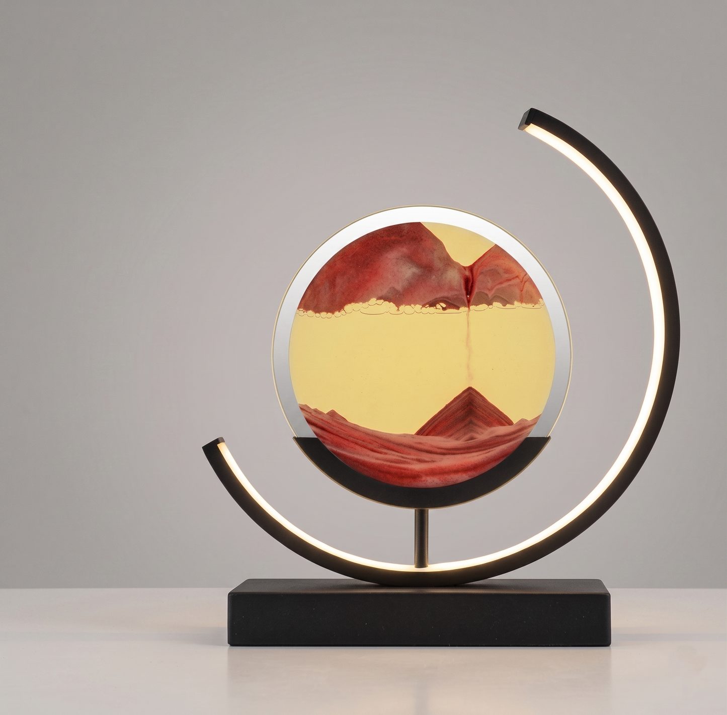 LED Quicksand Art Table Lamp