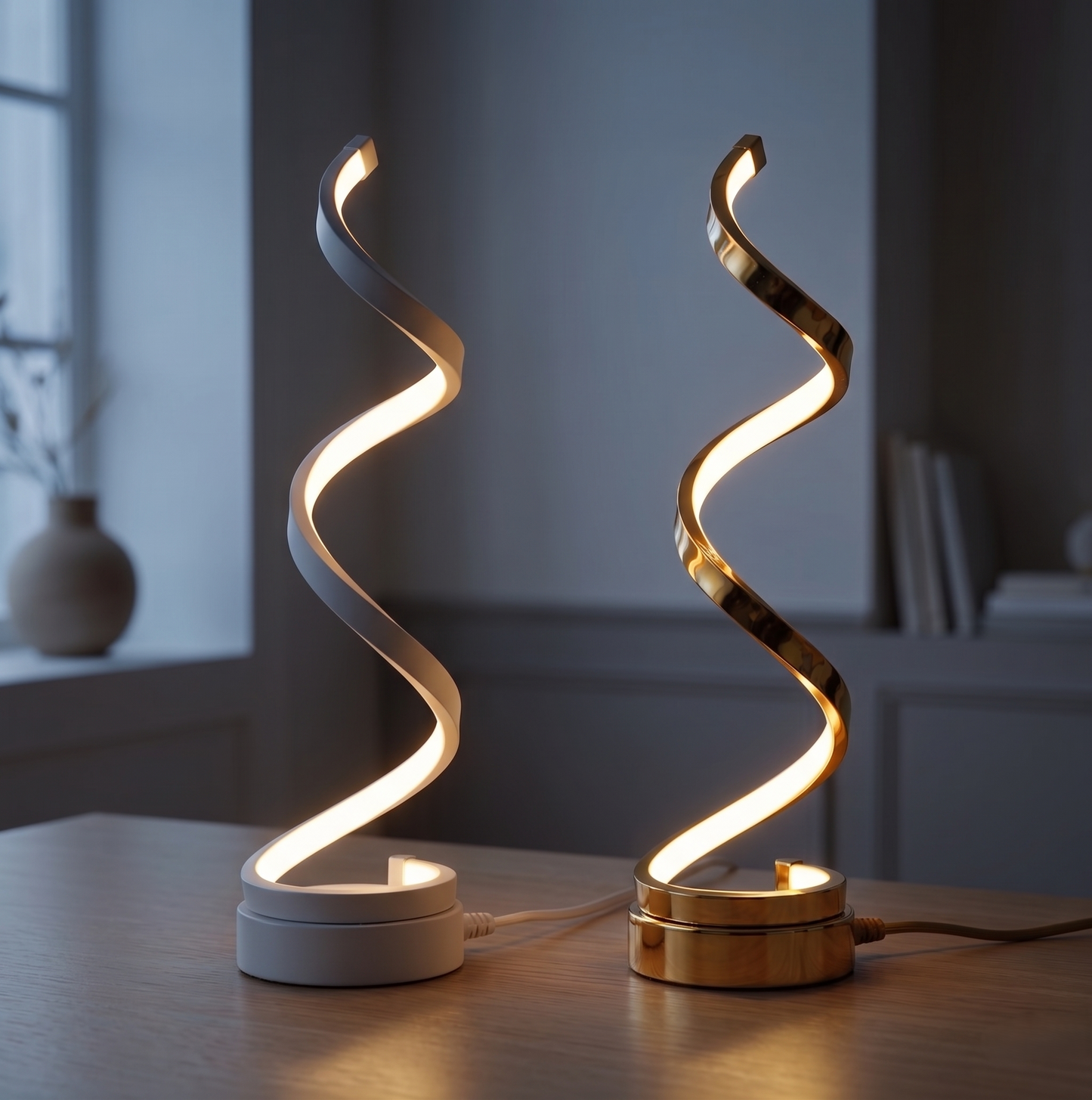 Spiral LED Table Lamp
