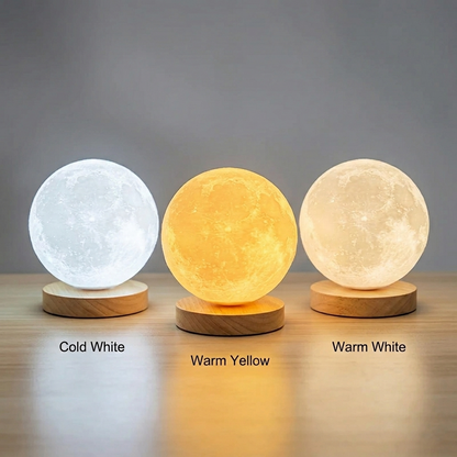 3D Rotating Moon Lamp