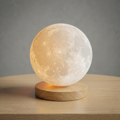 3D Rotating Moon Lamp