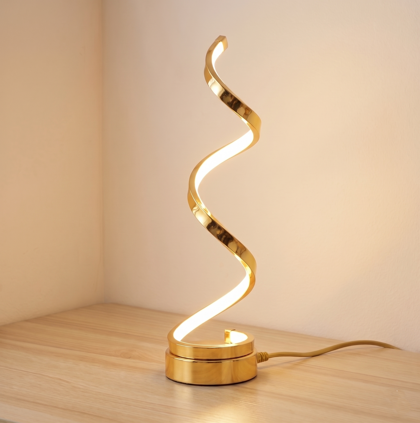 Spiral LED Table Lamp