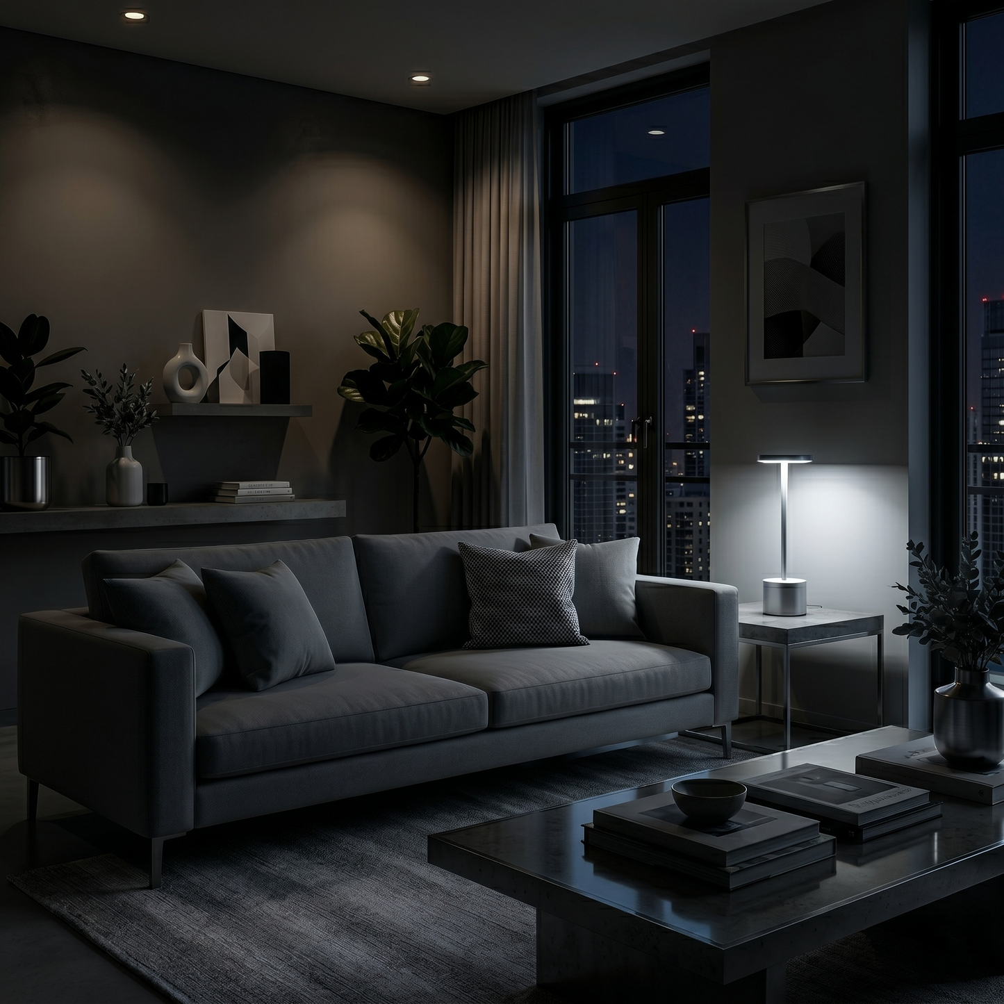 Cordless Touch Dimmer Table Lamp