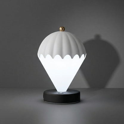 Aesthix Lume Aero balloon night light white variant product shot dark background glow