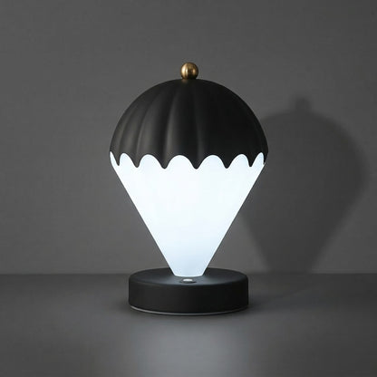 Aesthix Lume Aero balloon night light black variant product shot dark background side view