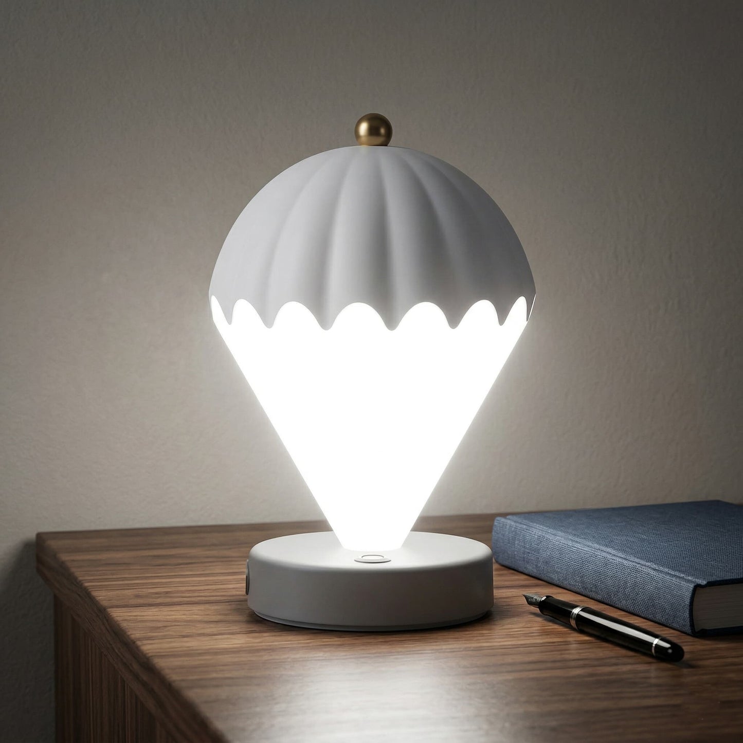 Aesthix Lume Aero balloon night light white variant bedside table dark room night light UK