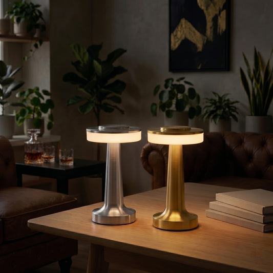 Aesthix Lume Nova cordless lamp gold silver variant comparison UK
