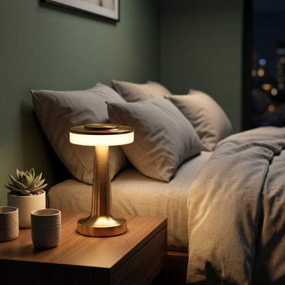 Aesthix Lume Nova cordless touch lamp warm white glow bedroom side table cozy UK