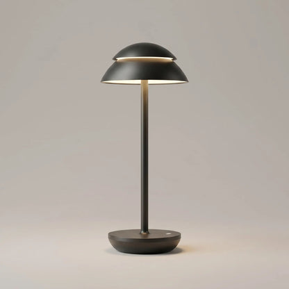 Aesthix Lume Domo modern mushroom lamp black finish product shot clean background UK