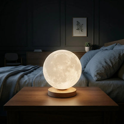 Aesthix Lume Luna moon lamp warm white soft glow bedroom side table cozy night light UK