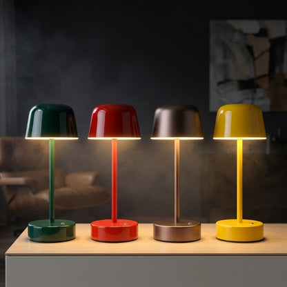 Aesthix Lume Aura cordless touch lamp all colour variants green red brown yellow dark room UK